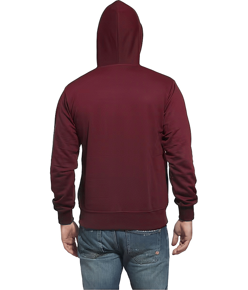 Reya Cotton Blend Men's Casual Jacket - Maroon ( Pack of 1 )