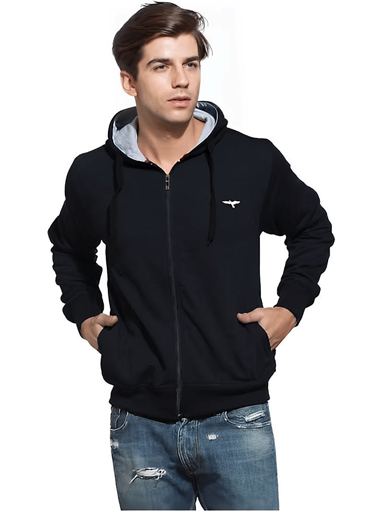 Reya Cotton Blend Men's Casual Jacket Black Pack of - Main Image