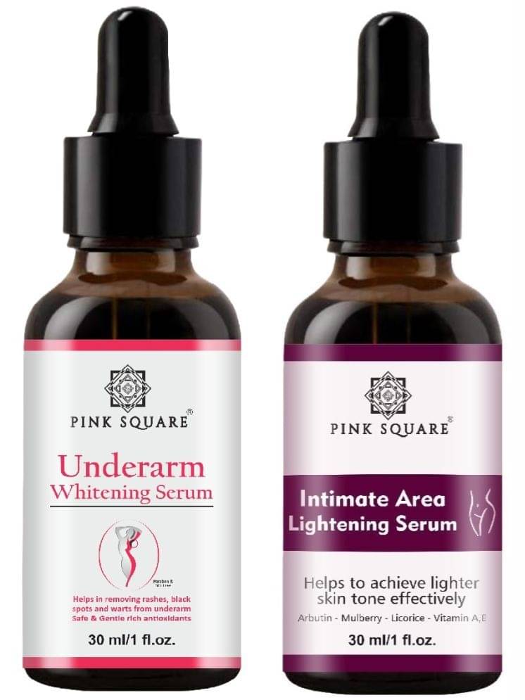 Underarm Whitening Serum for Remove Darkness & Intimate Area Lightening Serum for Lighter Skin Tone Effectively (Each,30ml) - Set of 2 Items Underarm Whitening Serum for Remove Darkness & Intimate Area Lightening Serum for Lighter Skin Tone Effectively (Each,30ml) - Set of 2 Items