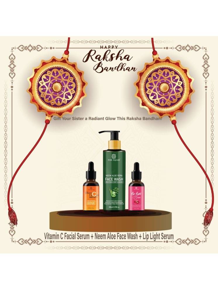 Vitamin C Facial Serum 30ml, Neem Aloe Vera Face Wash 200ml & Lip Light Serum for Repair Lips 30ml - Combo of 3 Vitamin C Facial Serum 30ml, Neem Aloe Vera Face Wash 200ml & Lip Light Serum for Repair Lips 30ml - Combo of 3