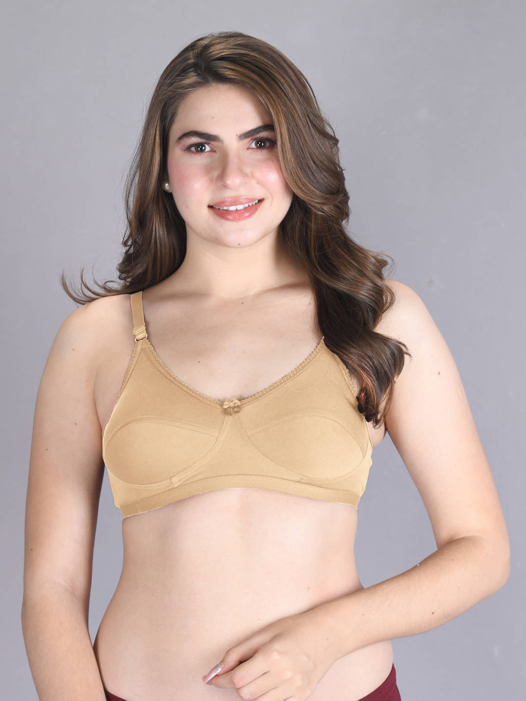 lux venus Cotton Non Padded Women's Everyday Bra ( Beige ) VEN_BRA162_SK_1PC     			lux venus Cotton Non Padded Women's Everyday Bra ( Beige ) VEN_BRA162_SK_1PC