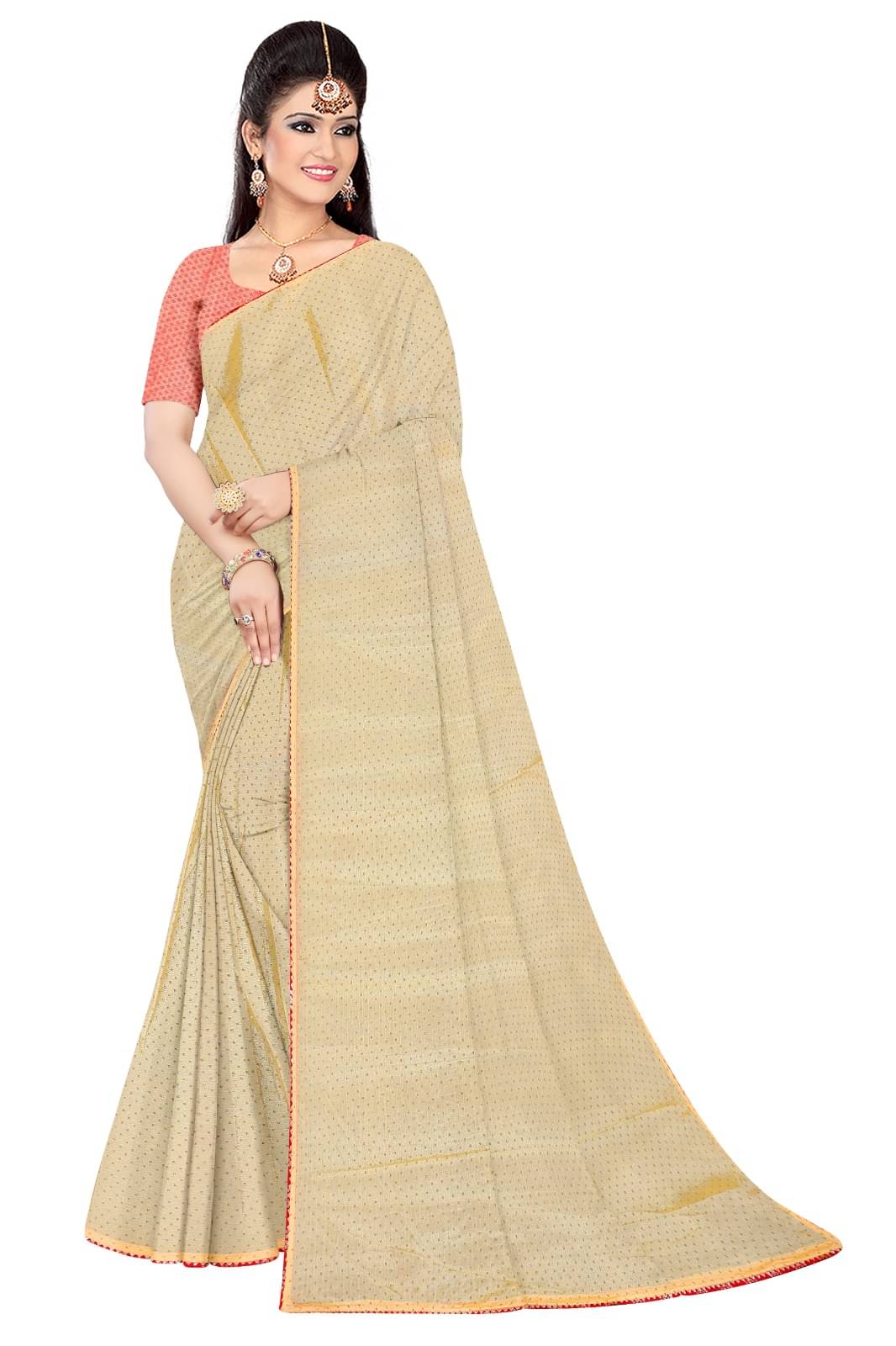 mahalaxmi fab Georgette Embroidered Saree With Unstitched Blouse Piece ( Orange,Yellow ) mahalaxmi fab Georgette Embroidered Saree With Unstitched Blouse Piece ( Orange,Yellow )