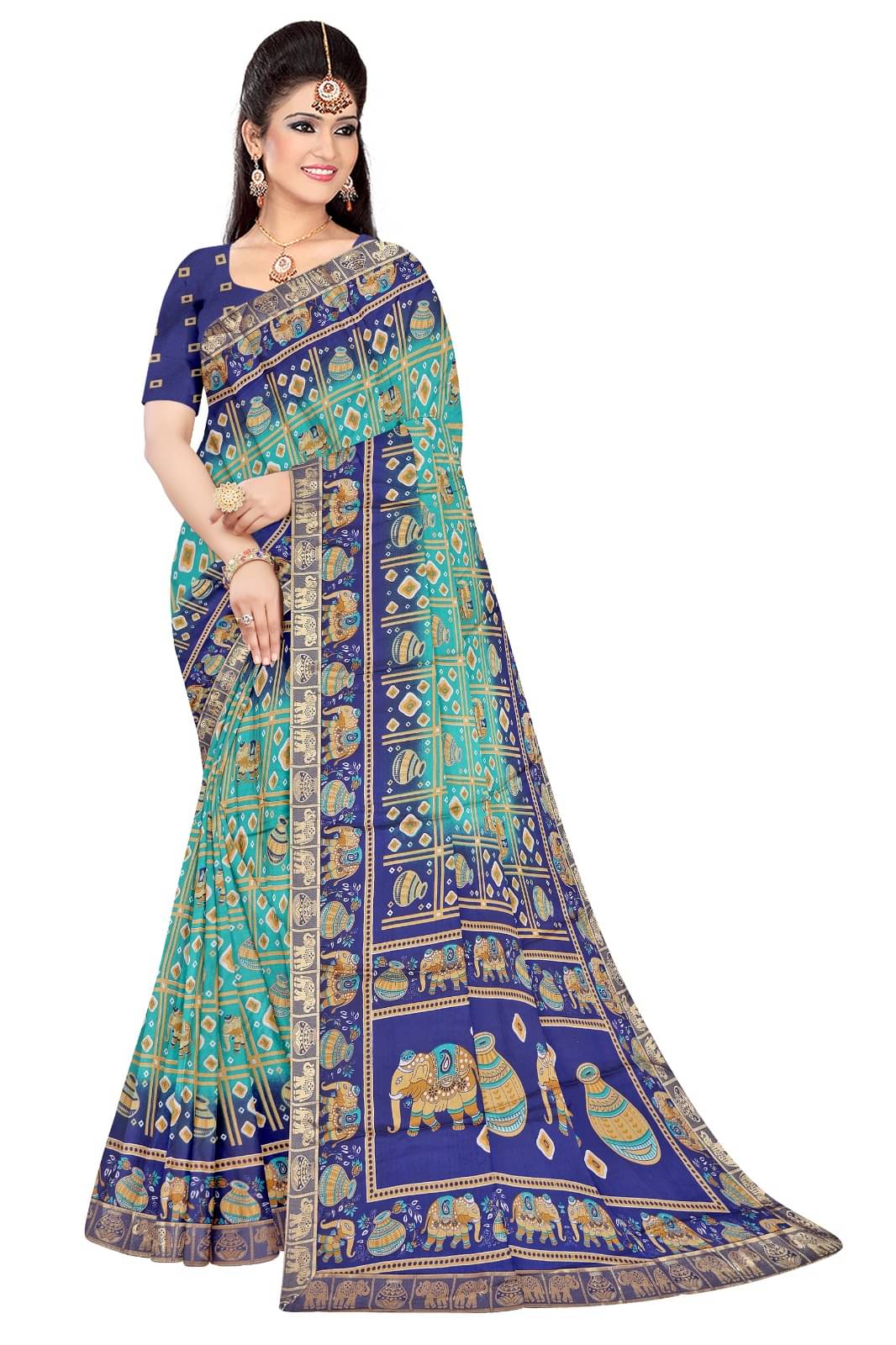 mahalaxmi fab Georgette Printed Saree With Unstitched Blouse Piece ( Purple ) mahalaxmi fab Georgette Printed Saree With Unstitched Blouse Piece ( Purple )