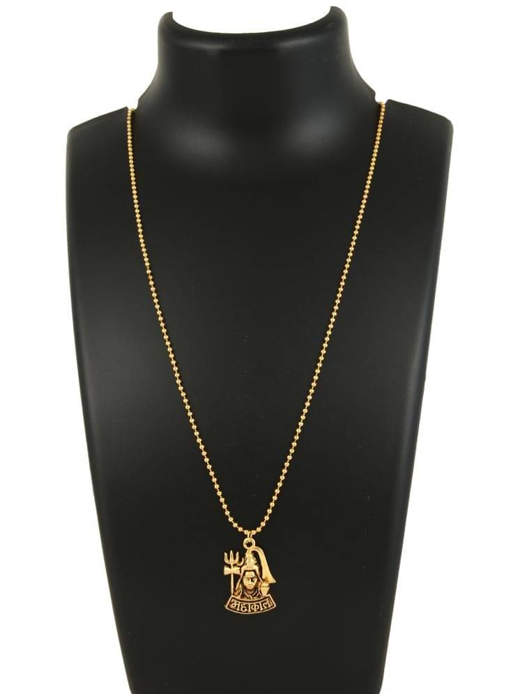     			AKLINA Gold Religious Pendant With Chain ( Pack of 1 )