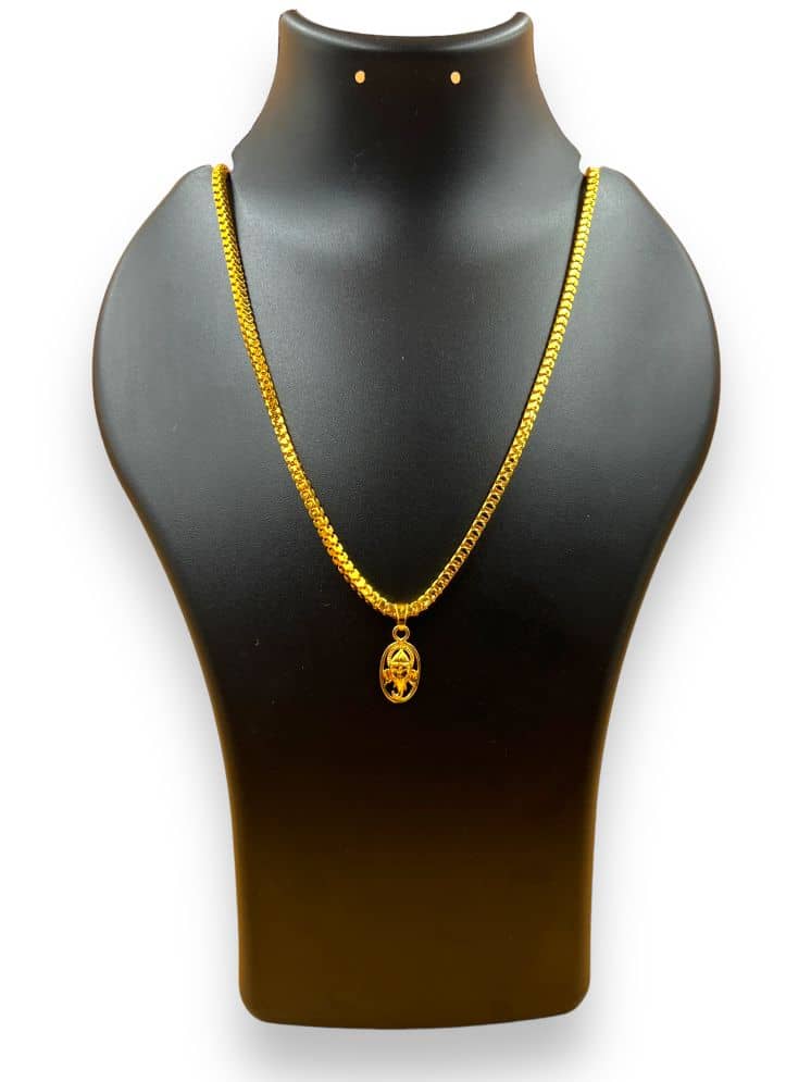 AKLINA Gold Religious Pendant With Chain ( Pack of 1 ) - Jewellery Sets | Buy online on ZillyBuy