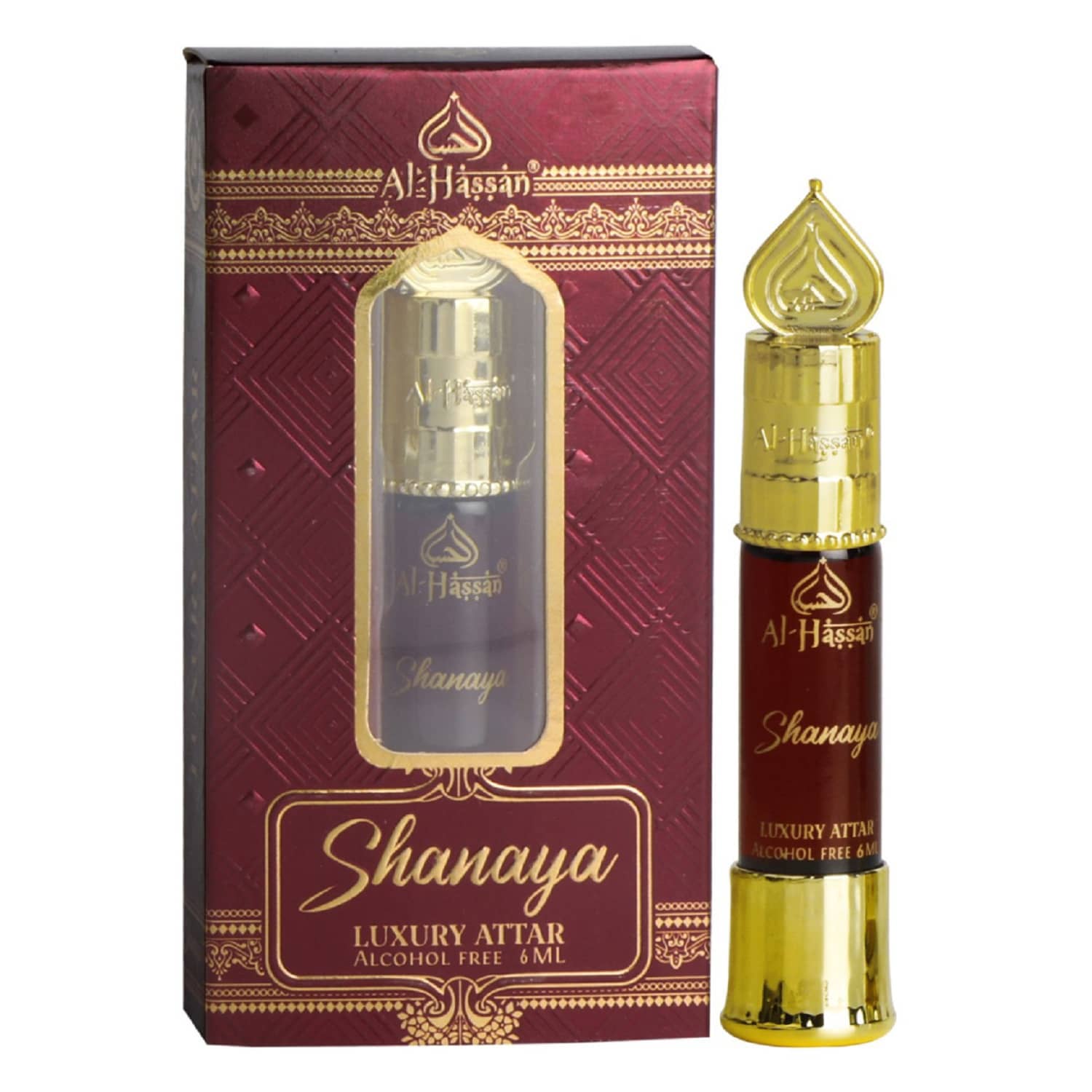 Al - Hassan Shanaya Attar For Men & Women Alcohol-free ittar Roll on 6 ml (Pack of 1)
