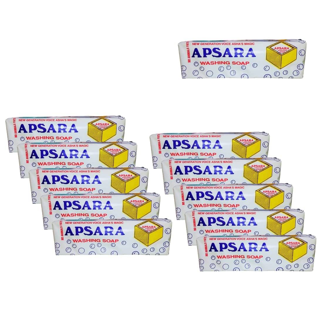     			Apsara Detergent Bar ( Pack of 10 )