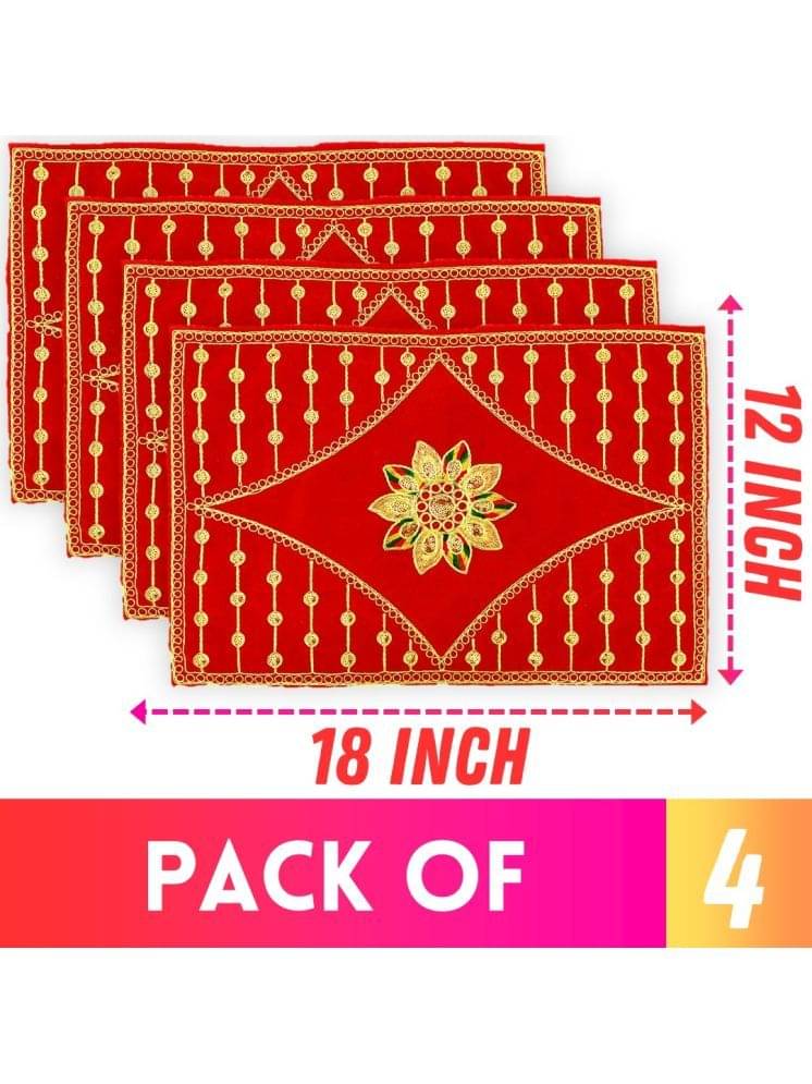     			Bhakti Lehar Aasan for God Idol ( 12 x 18 Inch ) ( Pack of 4 )