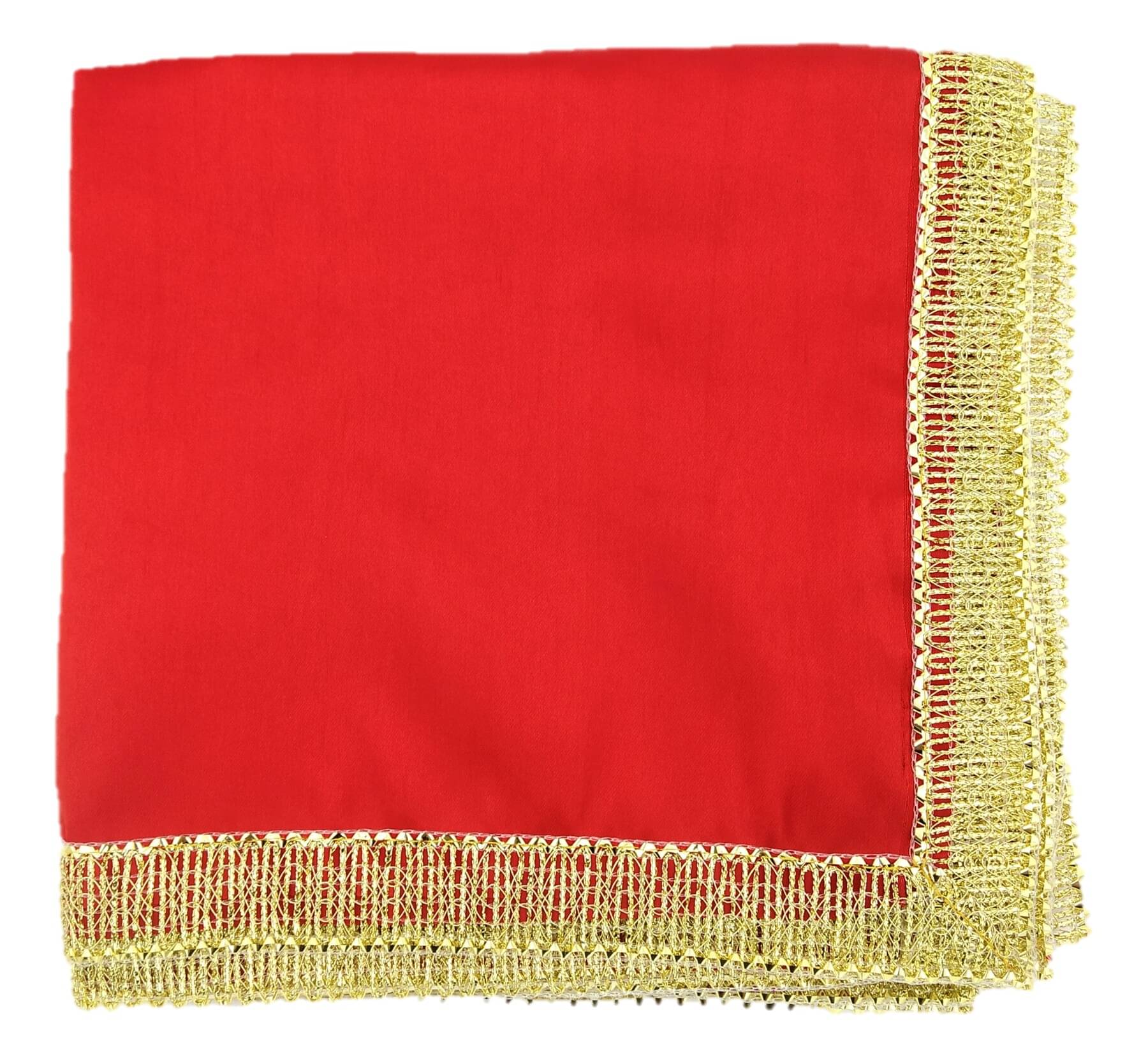 Bhakti Lehar Pooja Cloth for God Idol ( 1 Meter ) - ( Pack of 1 ) Bhakti Lehar Pooja Cloth for God Idol ( 1 Meter ) - ( Pack of 1 )