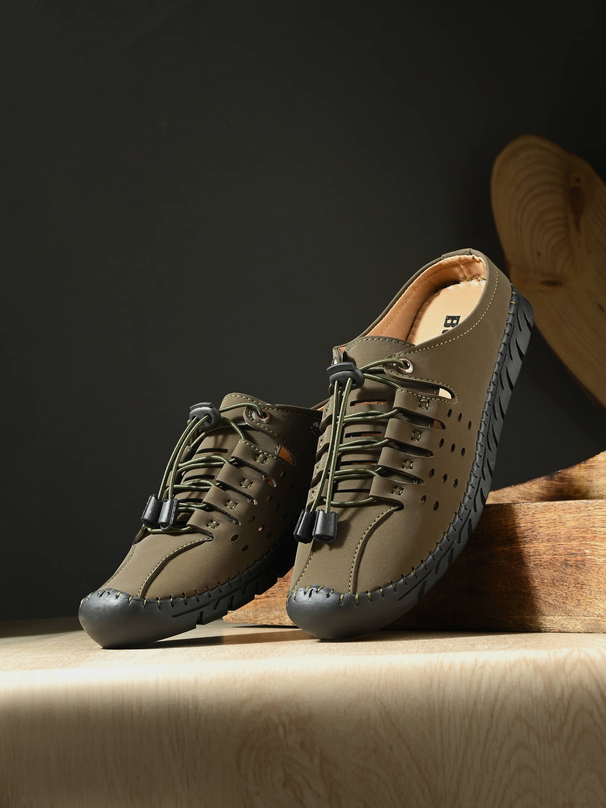 Bucik - Olive Men's Sandals Bucik - Olive Men's Sandals