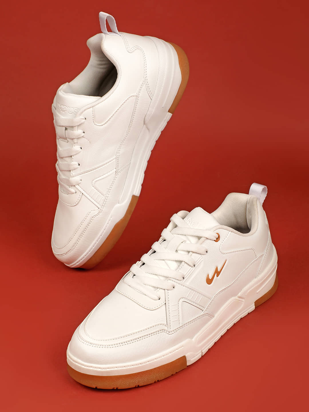 Campus OG-27 White Men's Sneakers - Casual Shoes | Buy online on ZillyBuy