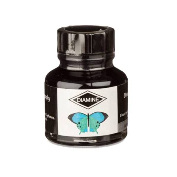 Diamine Calligraphy and Drawing Acrylic Jet Black Ink – 30ml Bottle Diamine Calligraphy and Drawing Acrylic Jet Black Ink – 30ml Bottle
