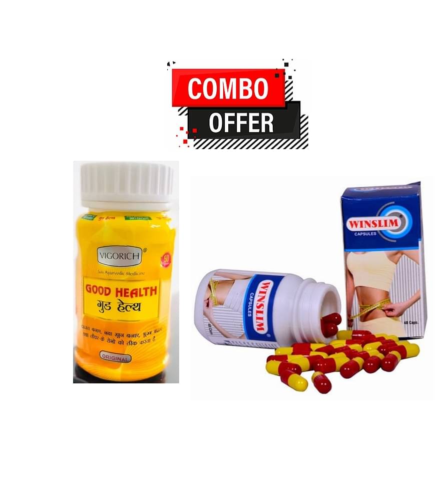 Dr. Chopra G&G Good Health Capsule 50no.s & WinTrust Winslim Capsule 48 no.s Natural Pack of 2 Dr. Chopra G&G Good Health Capsule 50no.s & WinTrust Winslim Capsule 48 no.s Natural Pack of 2