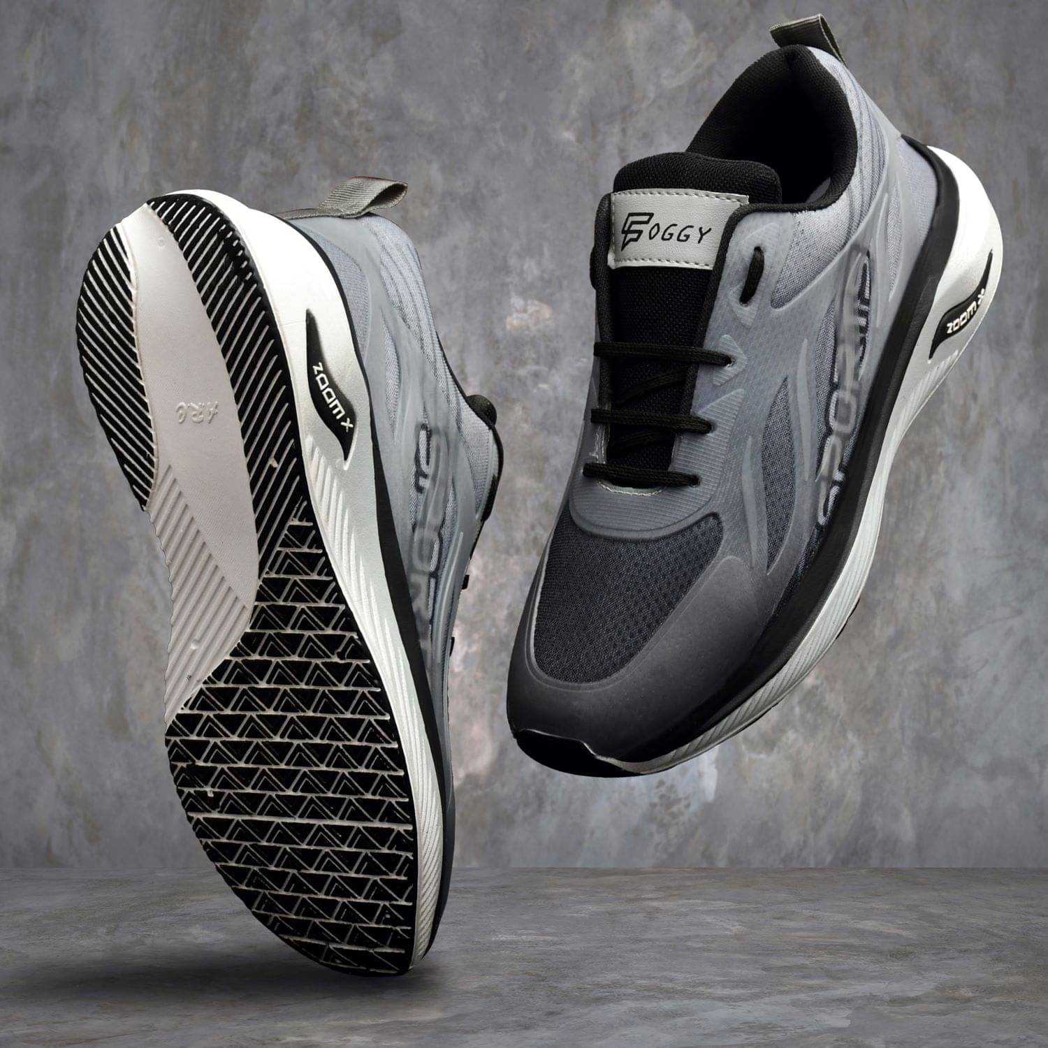     			FOGGY FORTUNER 2.0 Black Men's Lifestyle Shoes