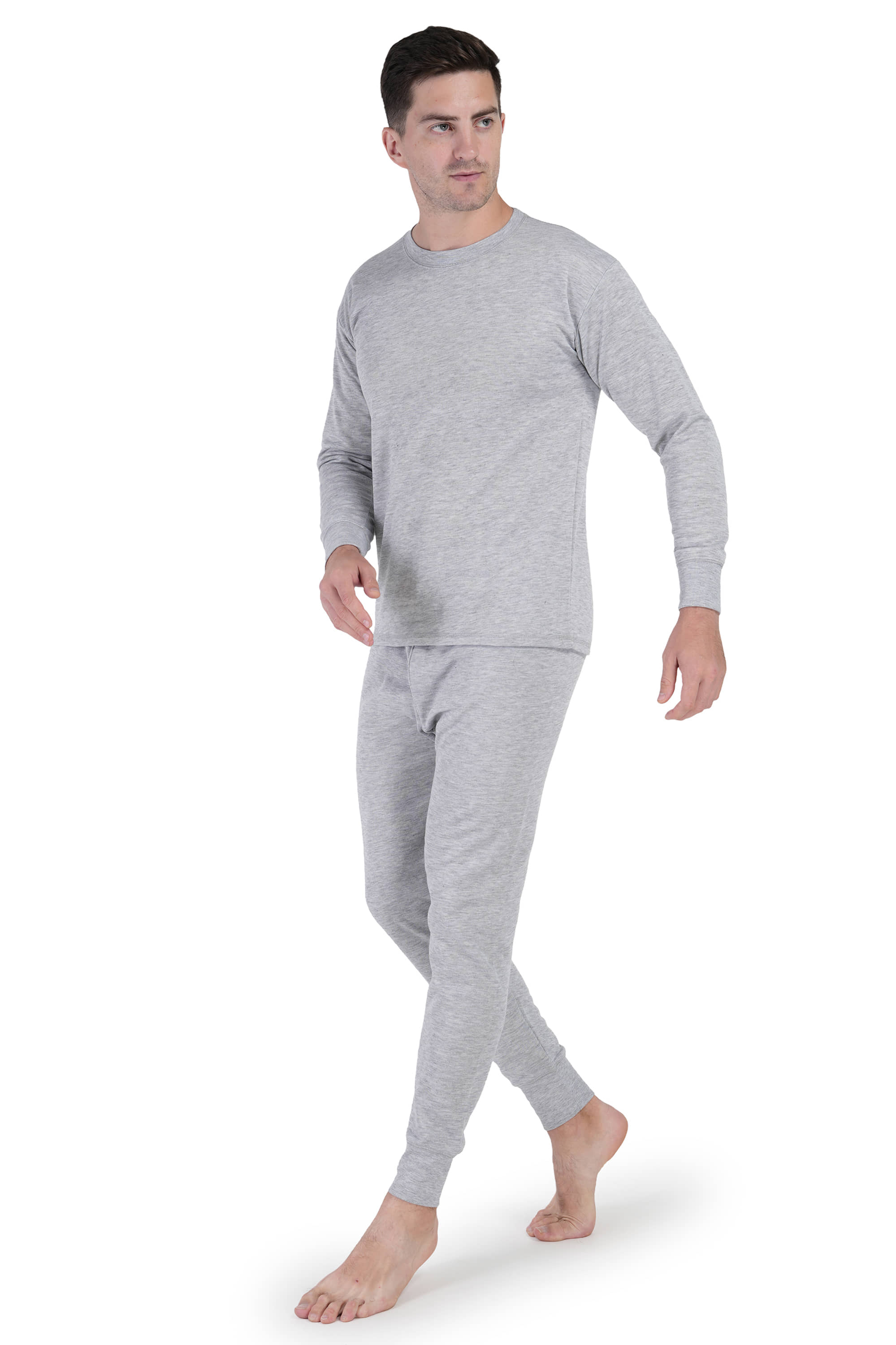 Forbro Pack of 1 Woollen Thermal Sets For Men's ( Grey )