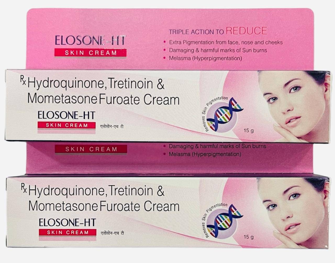     			Elosone Ht Face Cream, 15 Gm each ( Pack Of 2)