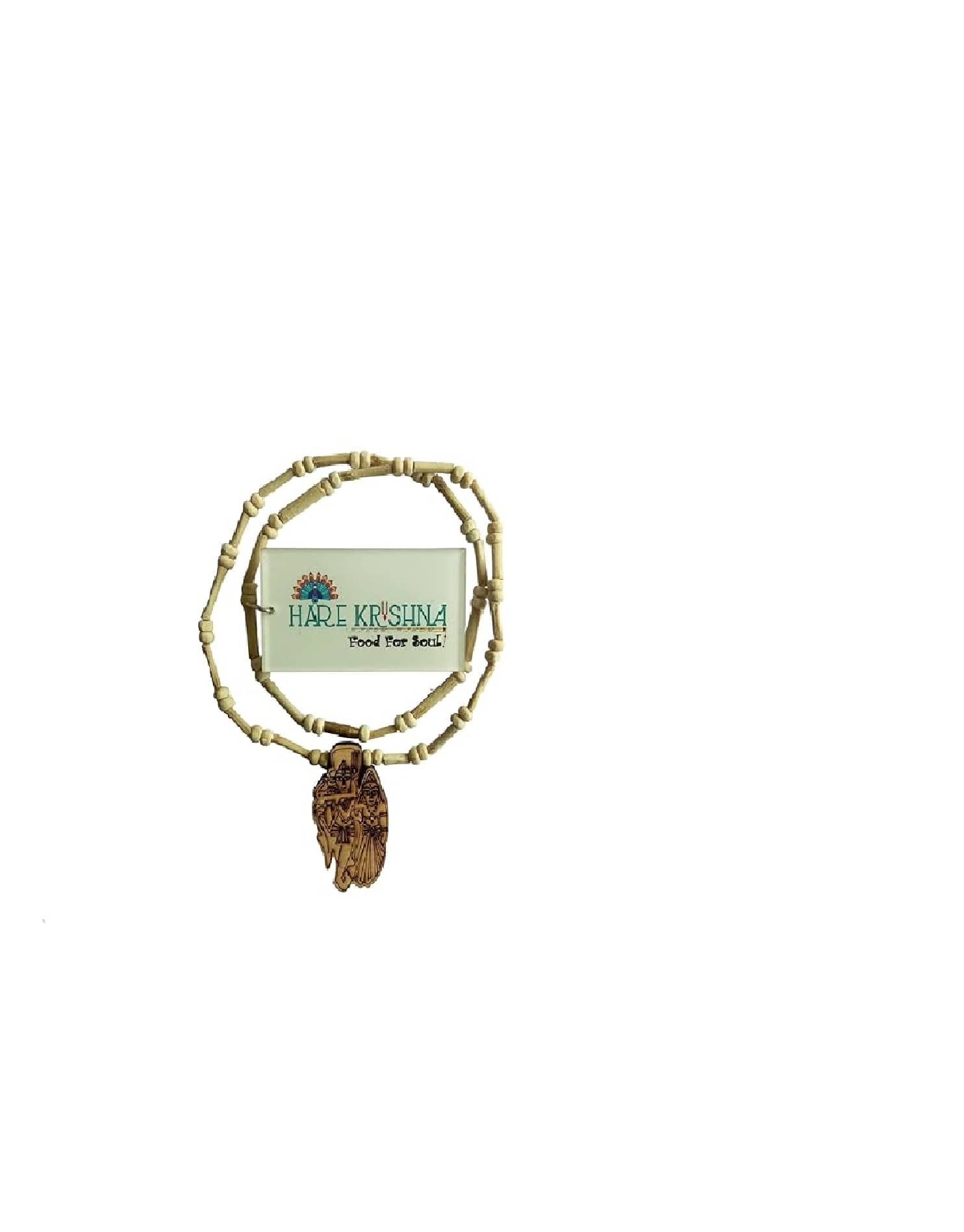     			Hare Krishna Food For Soul Radhe Krishna Kanthi Mala | Iskcon Mala 1 Mukhi Mala ( Pack of 1 )