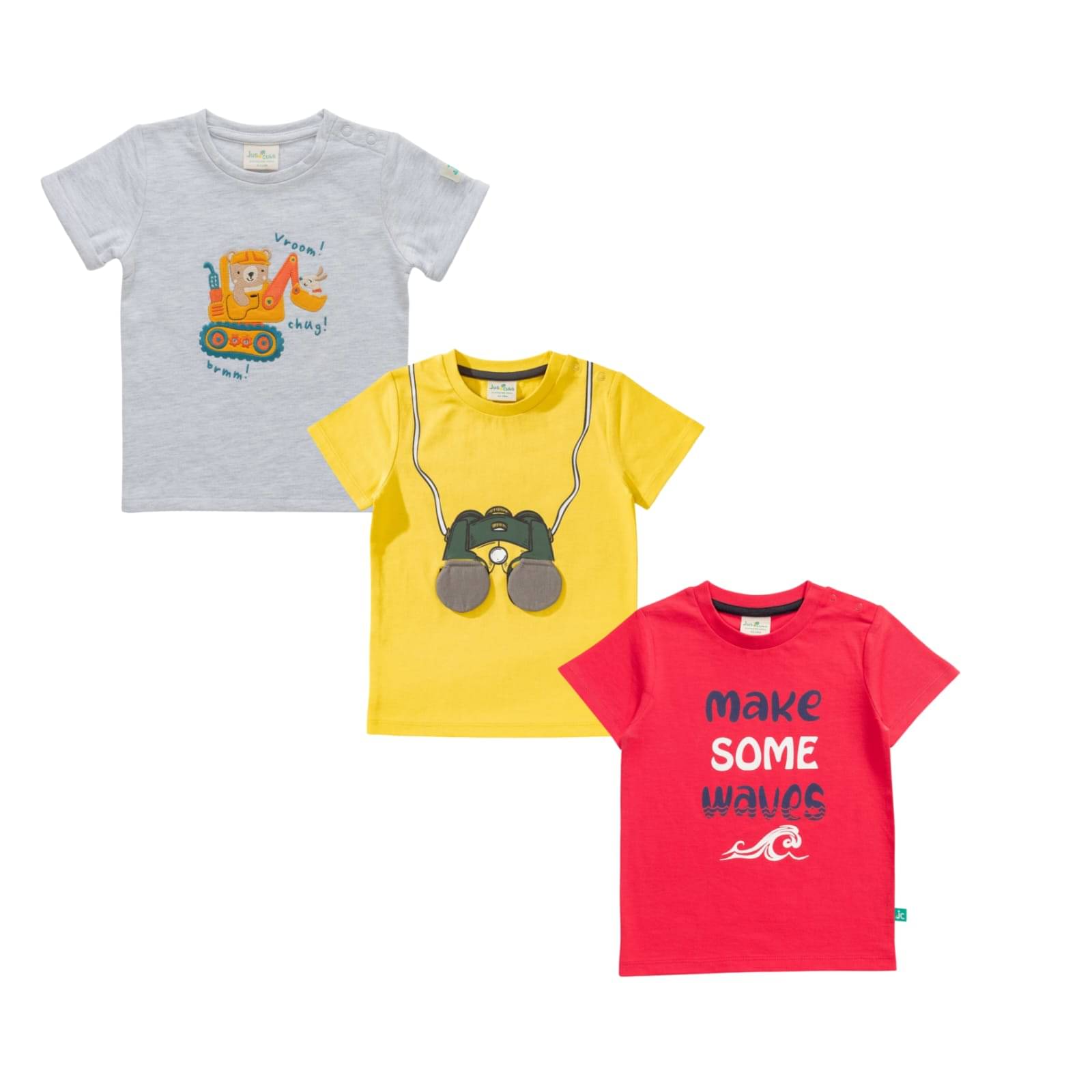     			Juscubs Pack of 1 Baby Boys Cotton T-Shirt ( Multi )