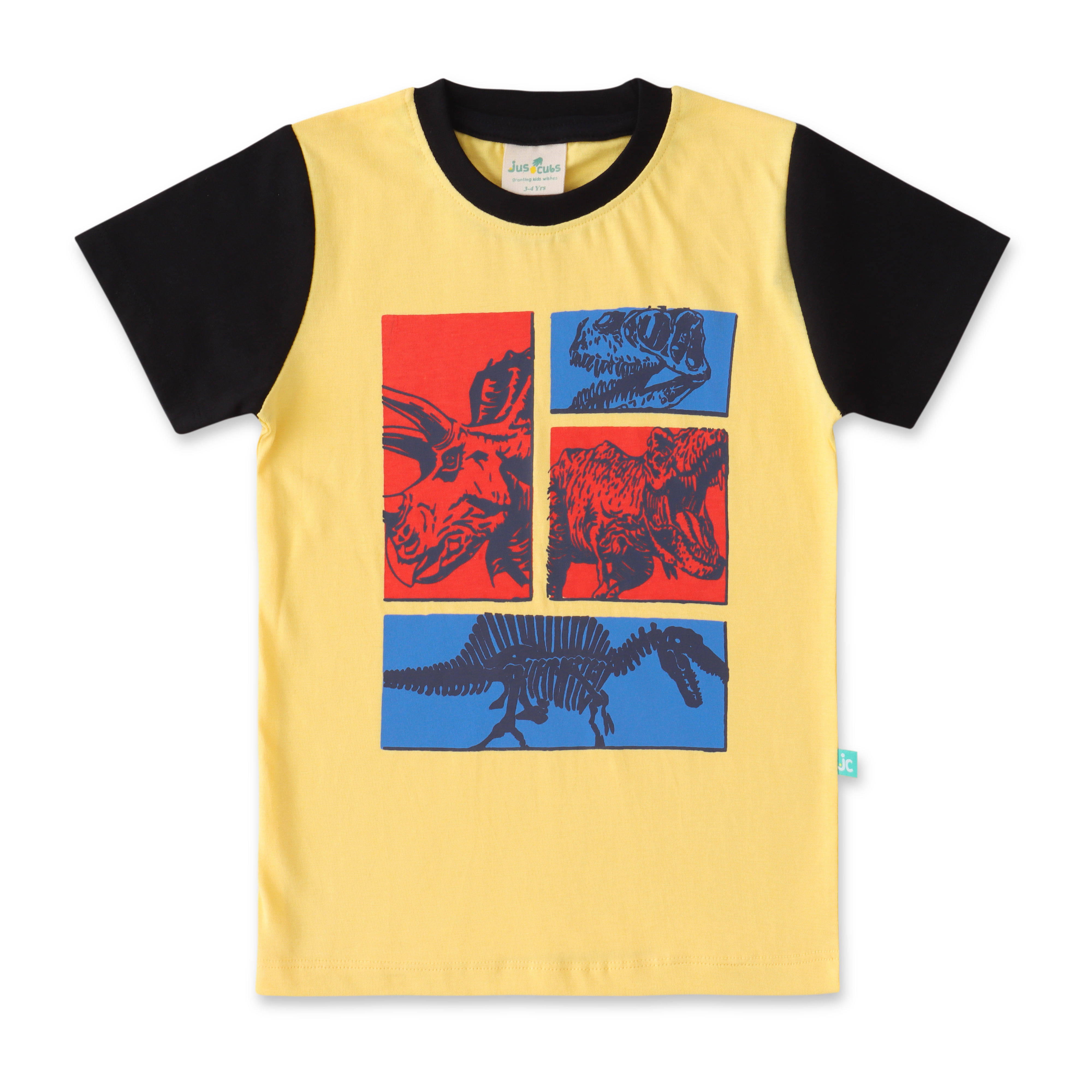     			Juscubs Pack of 1 Boys Cotton T-Shirt ( Yellow )
