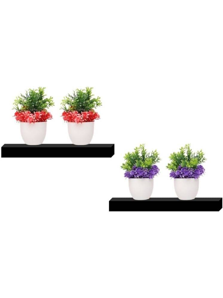     			KanRaj - Multicolor Wild Artificial Plants Bunch ( Pack of 4 )