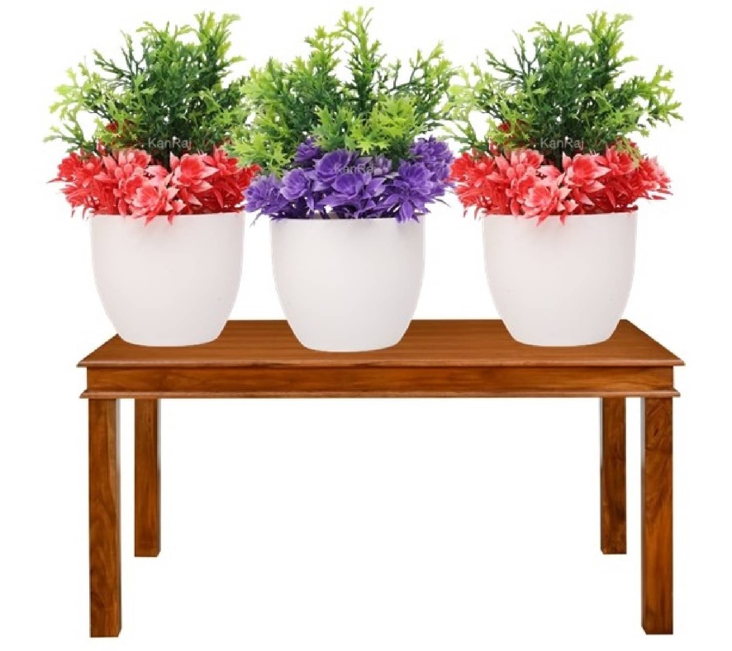     			KanRaj - Multicolor Wild Artificial Shrubs ( Pack of 3 )