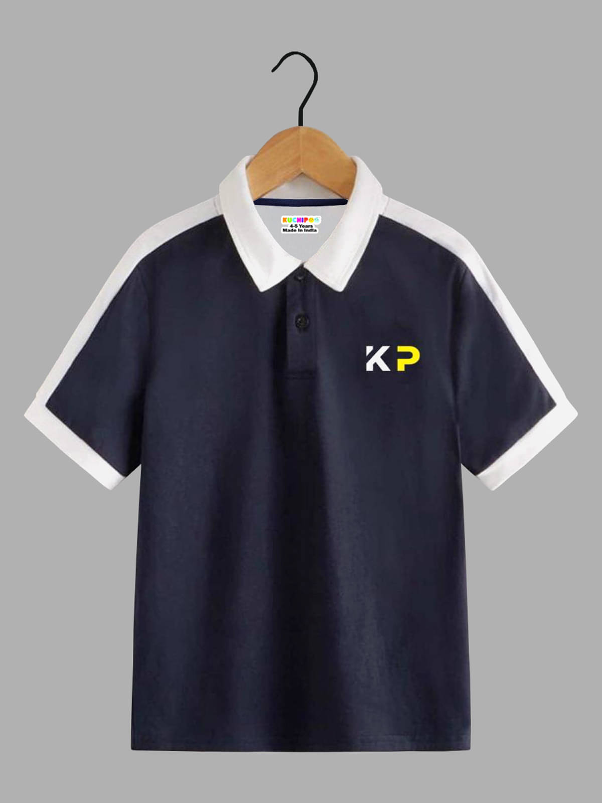     			Kuchipoo Pack of 1 Boys Cotton Blend T-Shirt ( Navy )