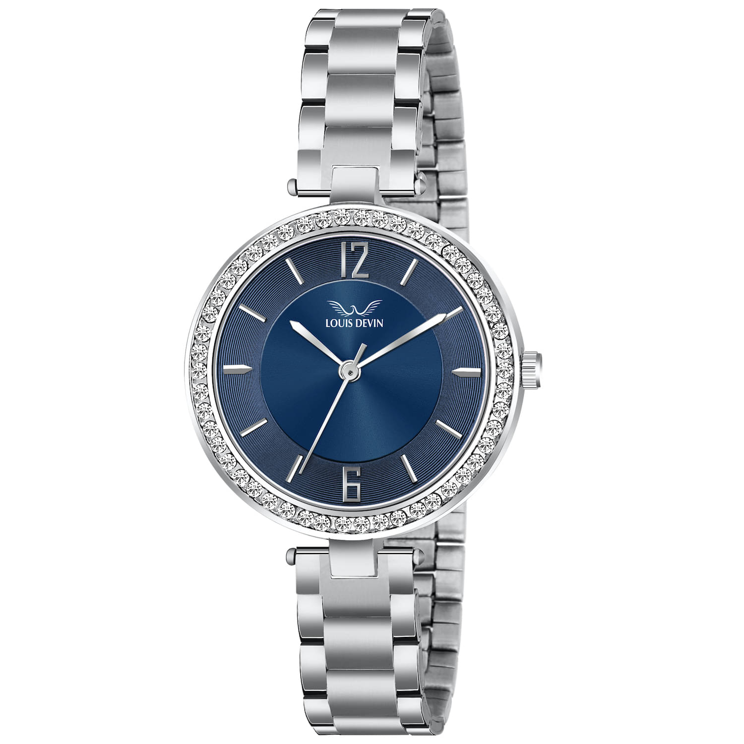     			LOUIS DEVIN Silver Metal Analog Womens Watch