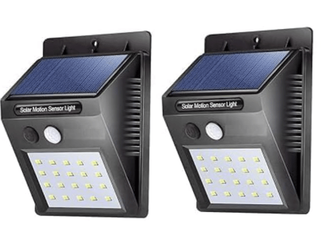     			Neonnest 9W Solar Powered Motion Light ( Pack of 2 )