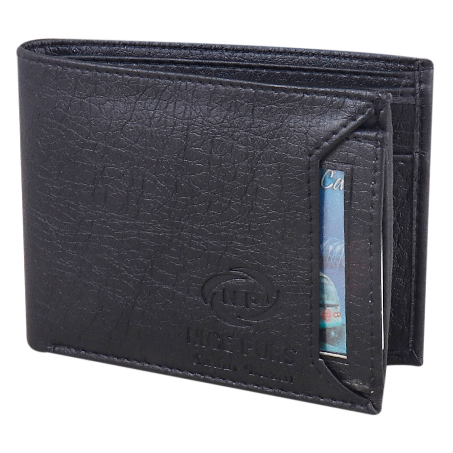 Nice Purse Black PU Men's Two Fold Wallet ( Pack of 1 ) - Handbags | Buy online on ZillyBuy