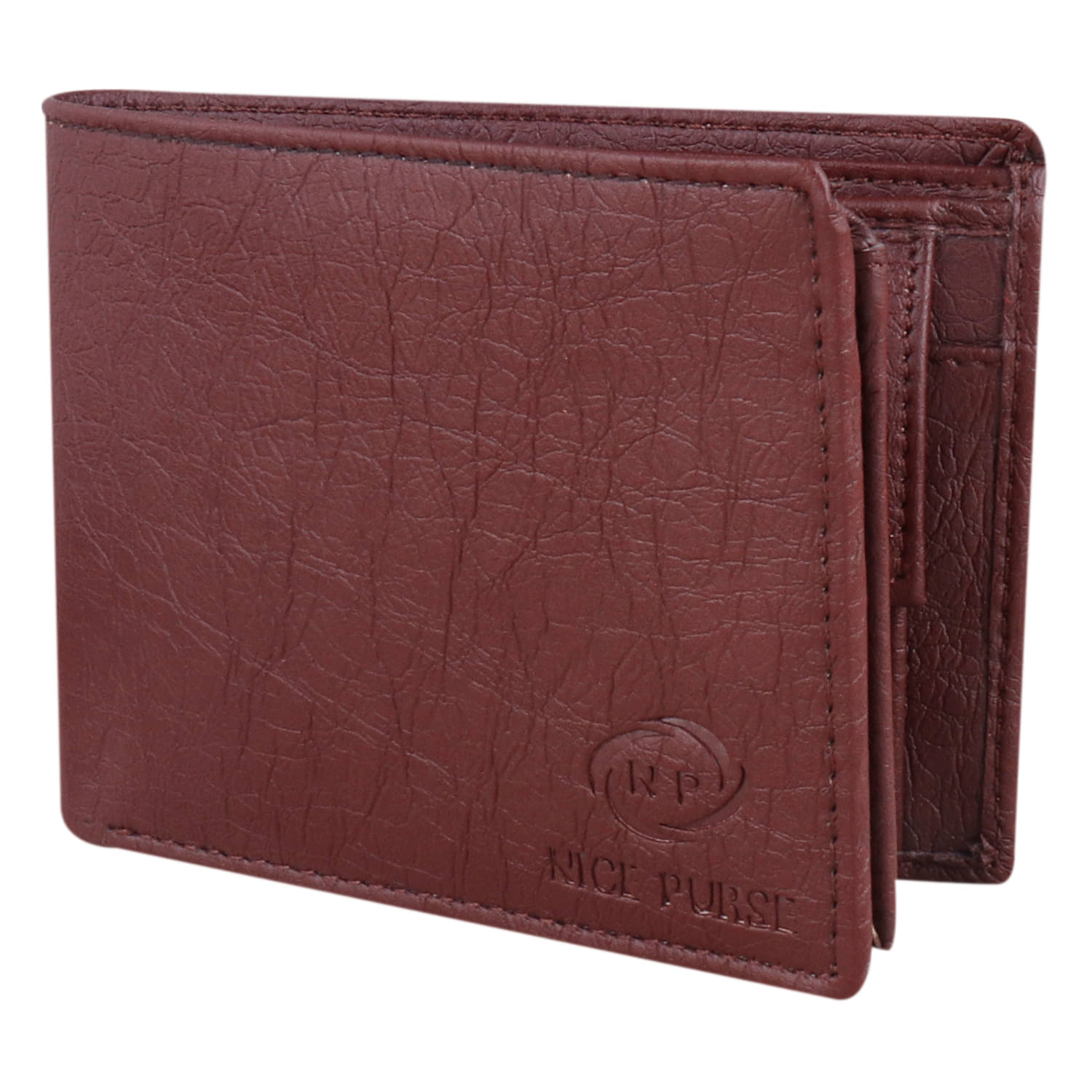     			Nice Purse Brown PU Men's Regular Wallet ( Pack of 1 )