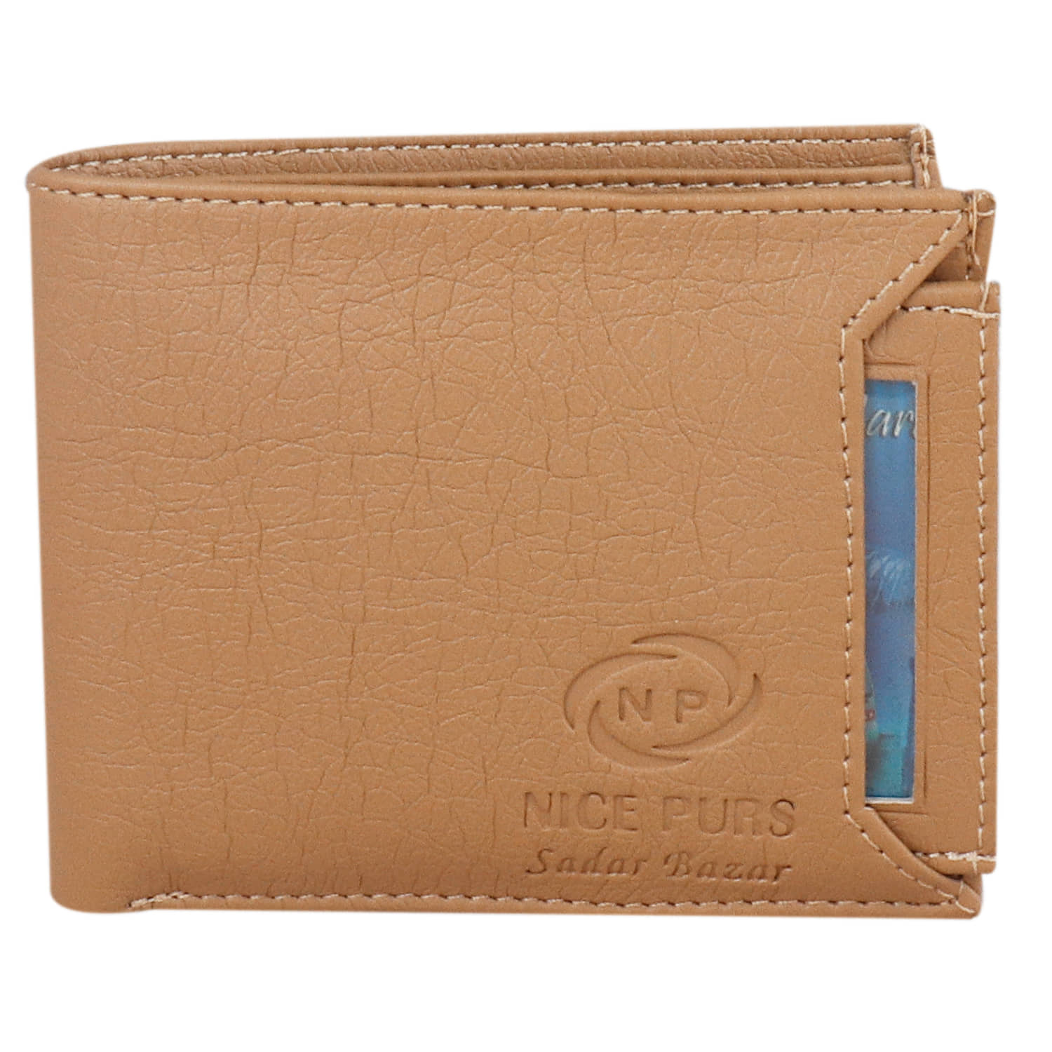 Nice Purse Cream PU Men's Two Fold Wallet ( Pack of 1 ) - Handbags | Buy online on ZillyBuy