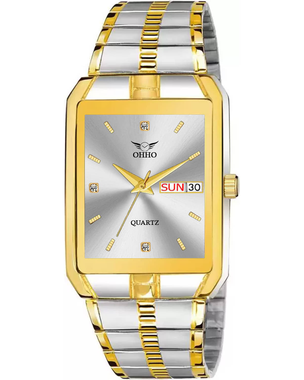 Armado 8015-SM03 DAY &DATE Stainless Steel Analog Men's Watch