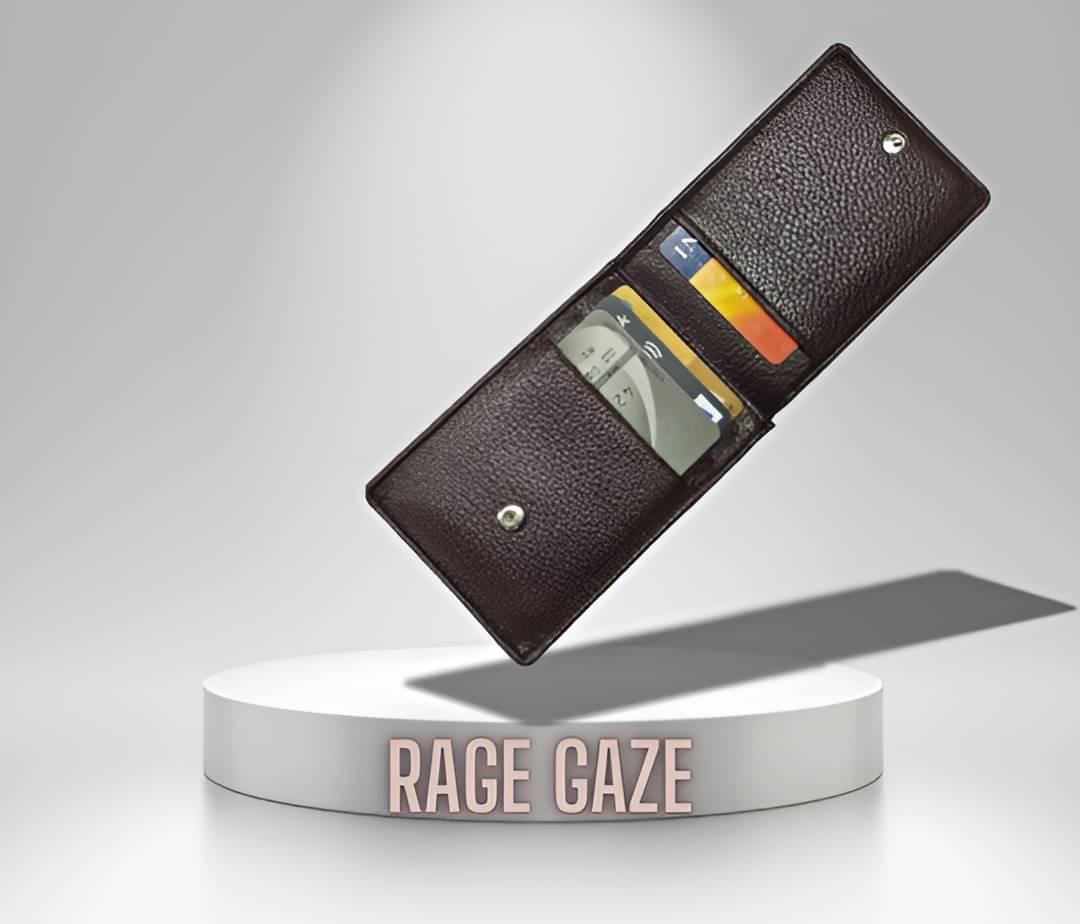     			RAGE GAZE PU Leather Travel Card Holder ( Pack of 1 )