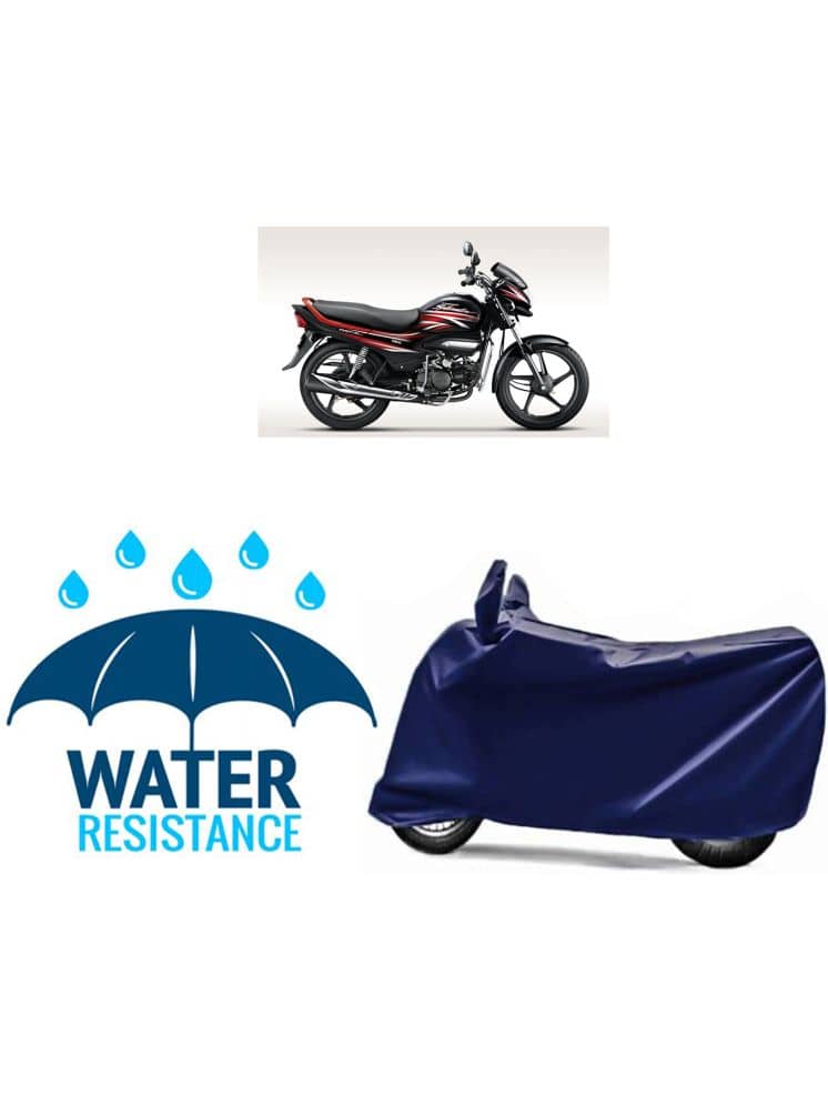 RONISH Bike Body Cover for Hero Splendor Plus ( Pack of 1 ) , Blue