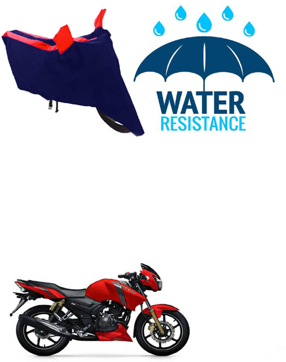 RONISH Bike Body Cover for TVS Apache RTR 160 ( Pack of 1 ) , Red