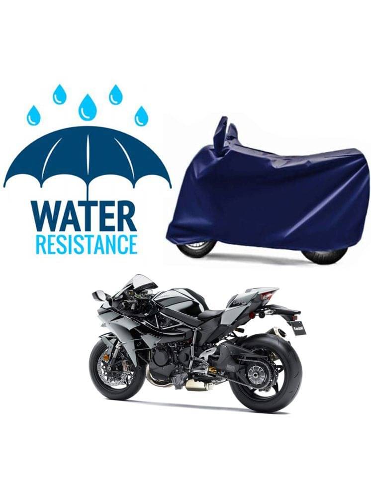 RONISH Bike Body Cover for Kawasaki Ninja H2 ( Pack of 1 ) , Blue RONISH Bike Body Cover for Kawasaki Ninja H2 ( Pack of 1 ) , Blue