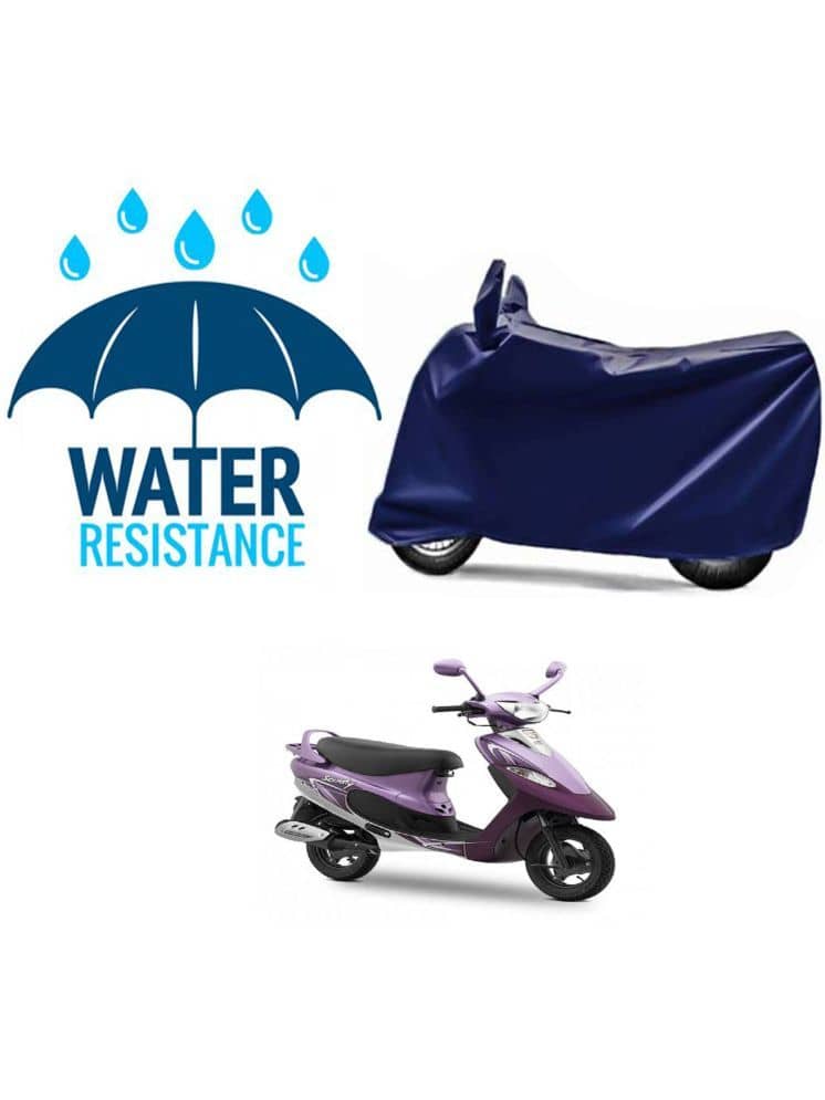 RONISH Bike Body Cover for TVS Scooty Pep + ( Pack of 1 ) , Blue
