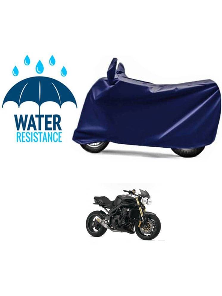 RONISH Bike Body Cover for Triumph All Bike Models ( Pack of 1 ) , Blue     			RONISH Bike Body Cover for Triumph All Bike Models ( Pack of 1 ) , Blue