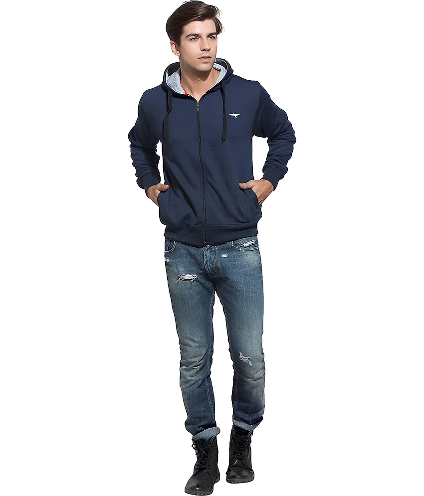 Reya Cotton Blend Men's Casual Jacket - Black ( Pack of 1 )