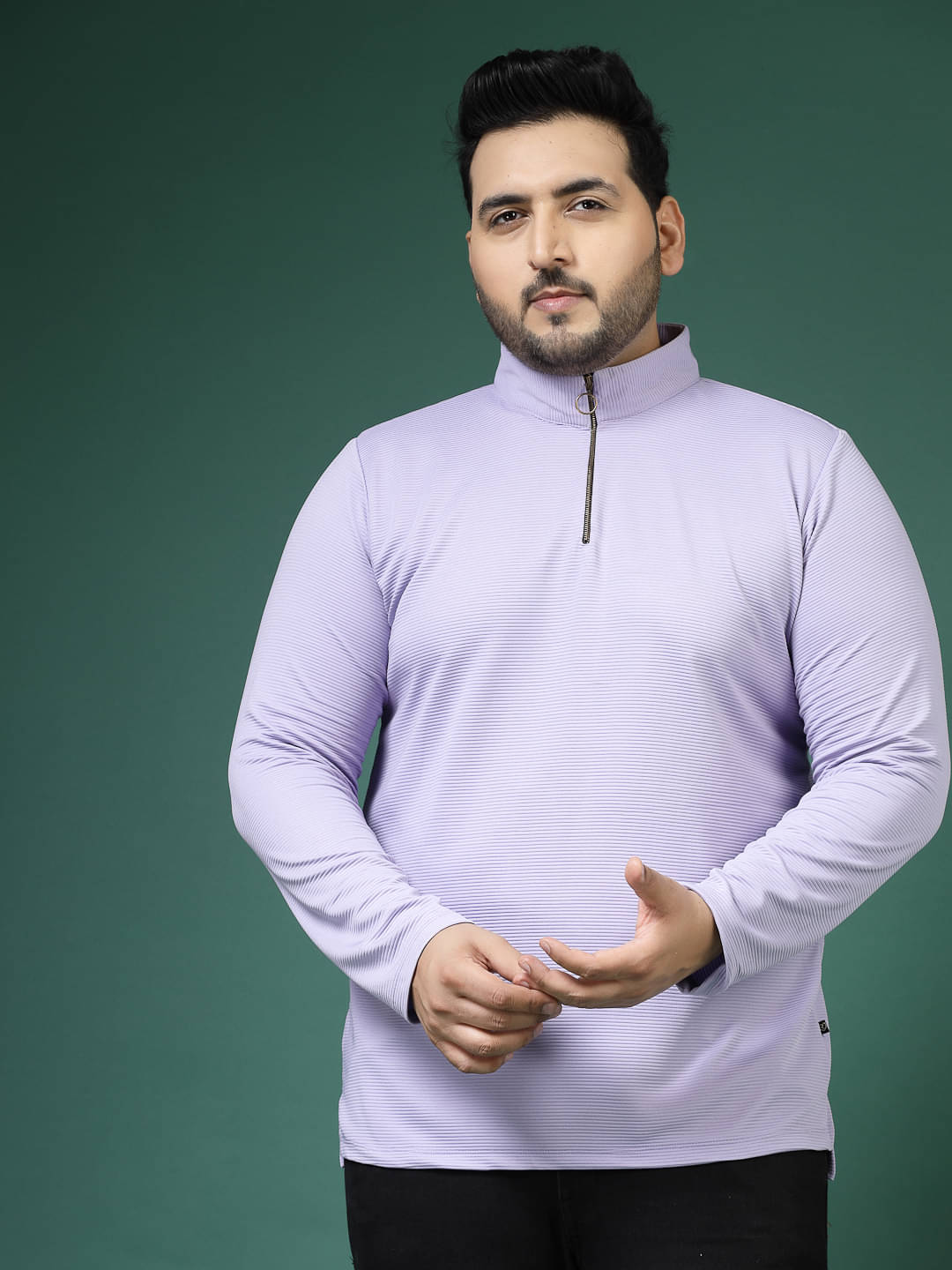 Rigo Pack of 1 Polyester Slim Fit Men's T-Shirt ( Lavender ) Rigo Pack of 1 Polyester Slim Fit Men's T-Shirt ( Lavender )