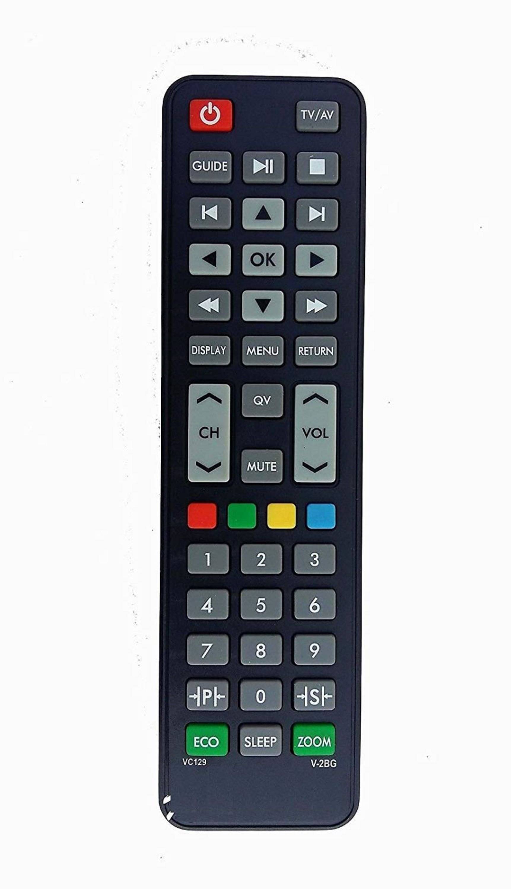 SHYAM BABA ENTERPRISES V-2bg TV Remote Compatible with Videocon LCD LED TV SHYAM BABA ENTERPRISES V-2bg TV Remote Compatible with Videocon LCD LED TV