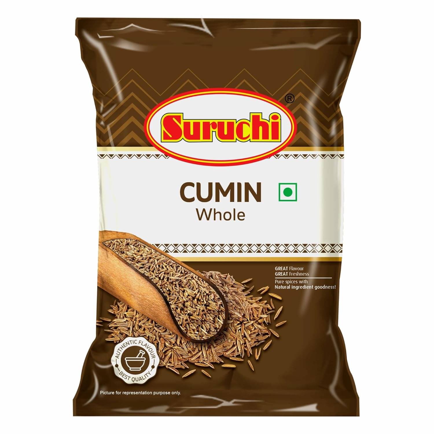 SURUCHI Whole Cumin (Jeera) Seeds - 1kg, Jeera Whole, Sabut Jeera - Masala 1 kg SURUCHI Whole Cumin (Jeera) Seeds - 1kg, Jeera Whole, Sabut Jeera - Masala 1 kg