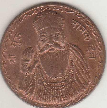     			Shri Guru Nanak Dev Ji-UK-One Anna-East India Company-1818, a holy temple token coin, is considered a good luck charm. Made of copper, it is a valuable collectible and a sacred item, wight 15 grams.