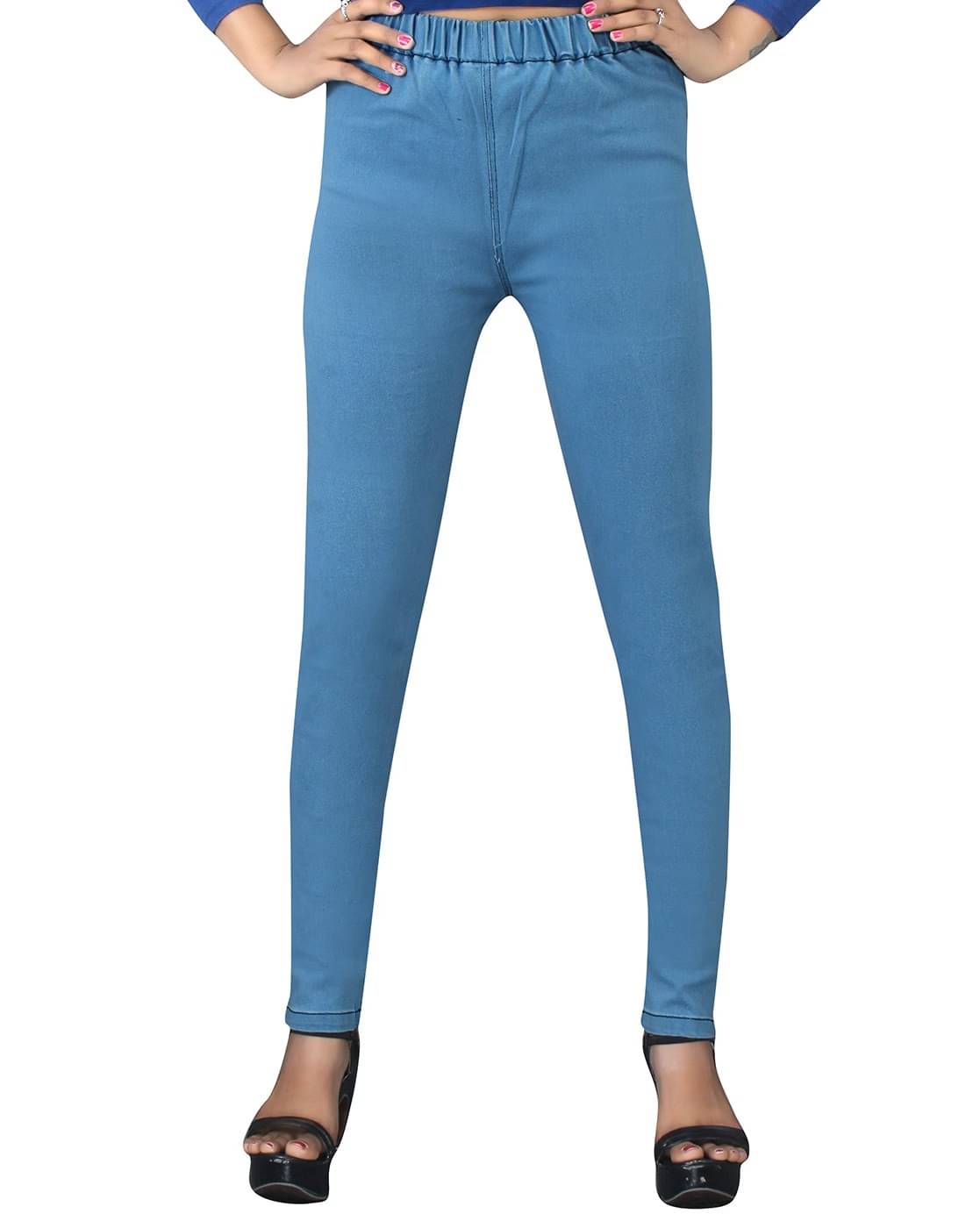     			Shubh paridhaan - Denim Slim Fit Blue Women's Jeggings ( Pack of 1 )