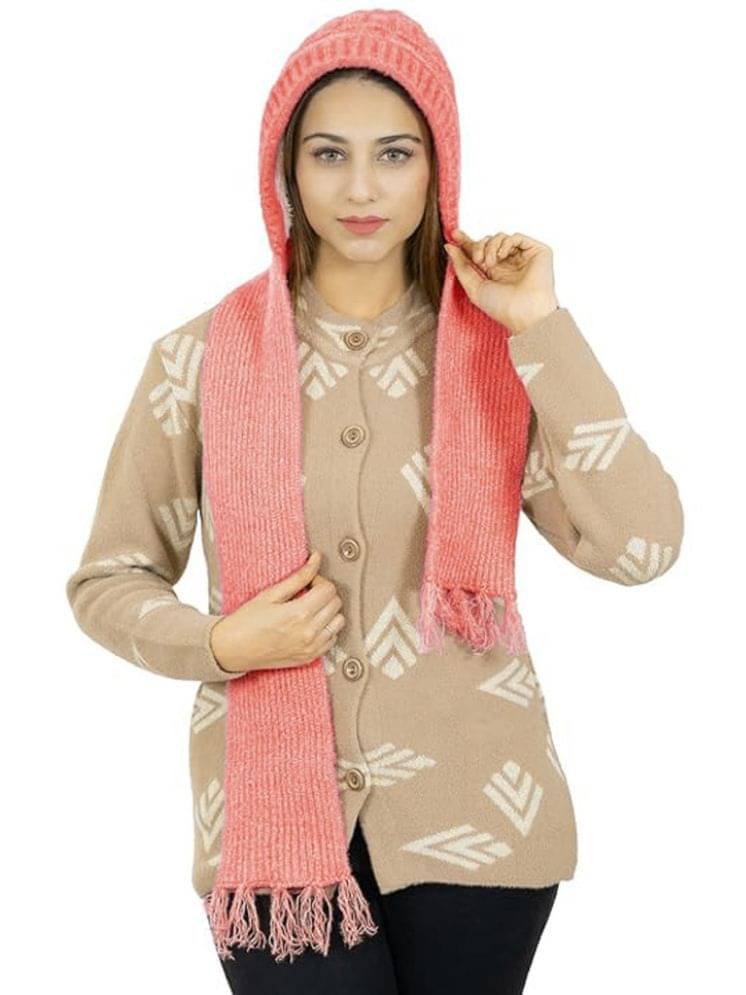 Whyme Fashion Peach Woollen Women's Cap ( Pack of 1 ) Whyme Fashion Peach Woollen Women's Cap ( Pack of 1 )