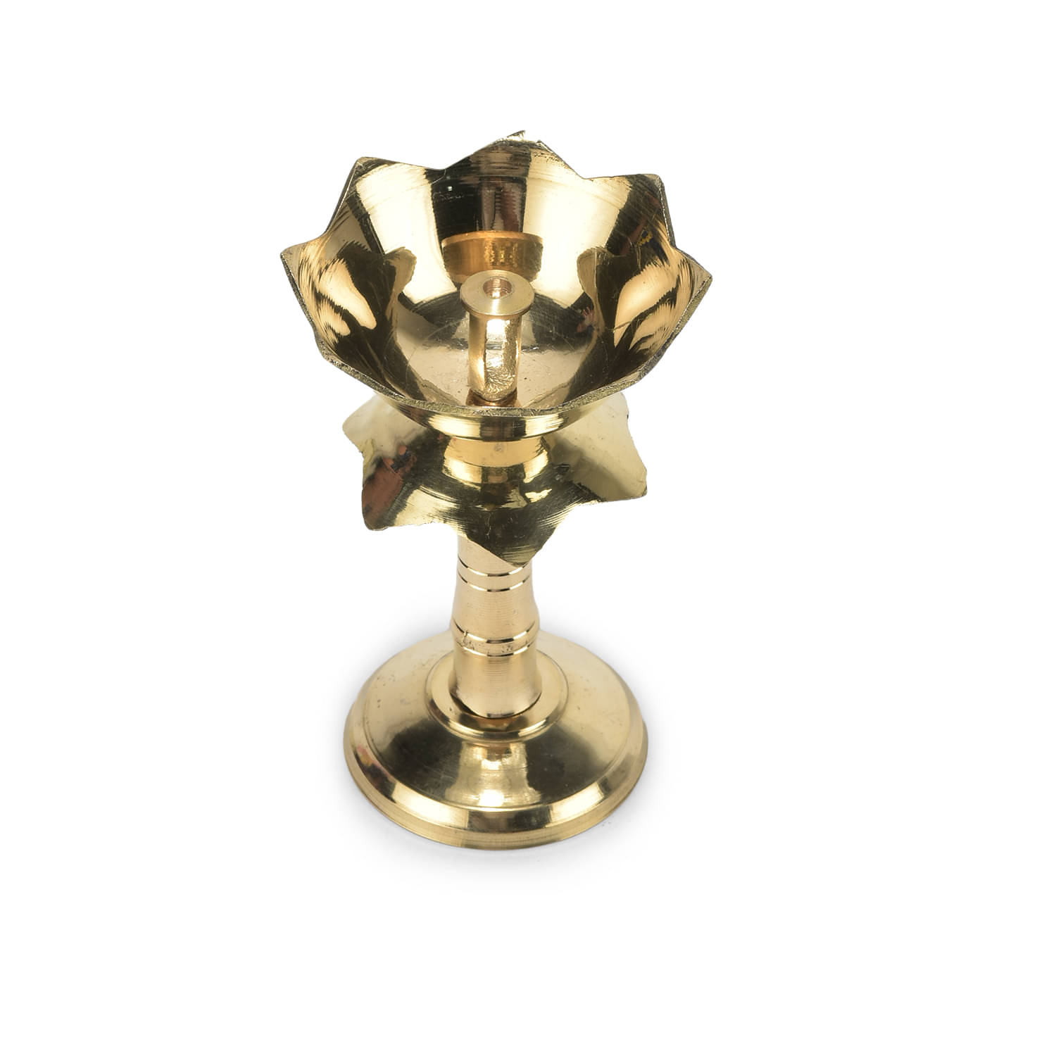     			divineshree fragrance Brass Table Diya - Pack of 1
