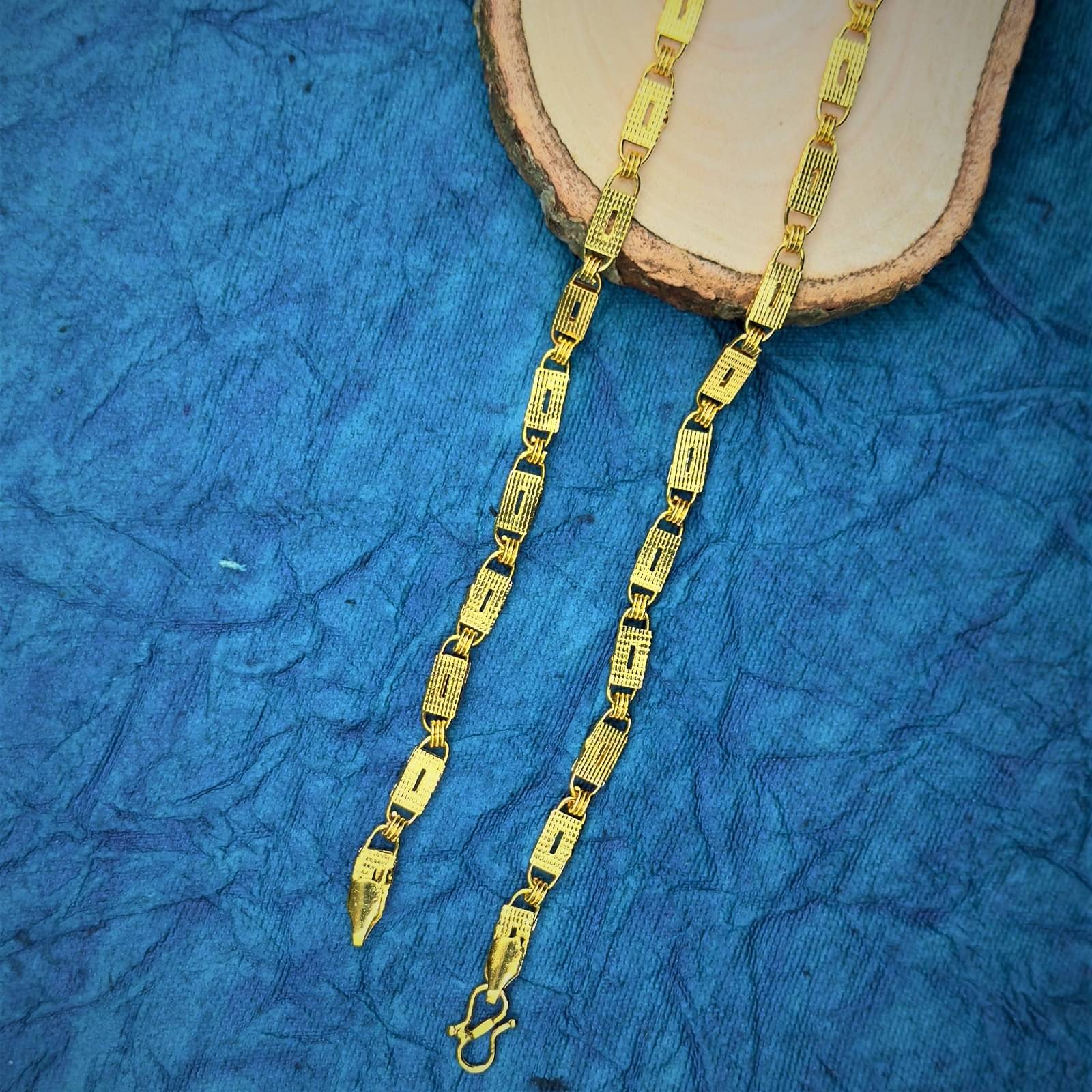    			AKLINA Gold Plated Chain ( Set of 1 )