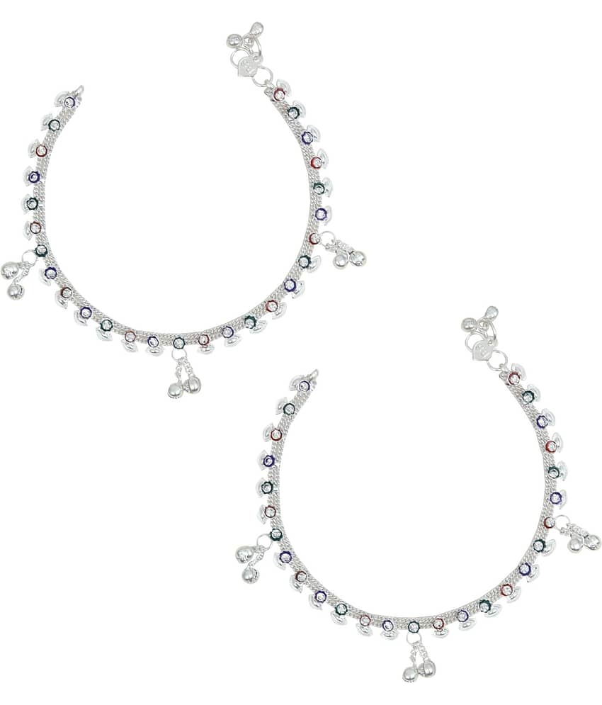 AKLINA Multicolor Anklets ( Pack of 2 ) - Anklets | Buy online on ZillyBuy