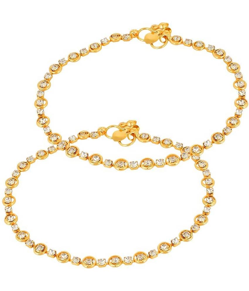 AKLINA Multicolor Anklets ( Pack of 2 ) - Anklets | Buy online on ZillyBuy
