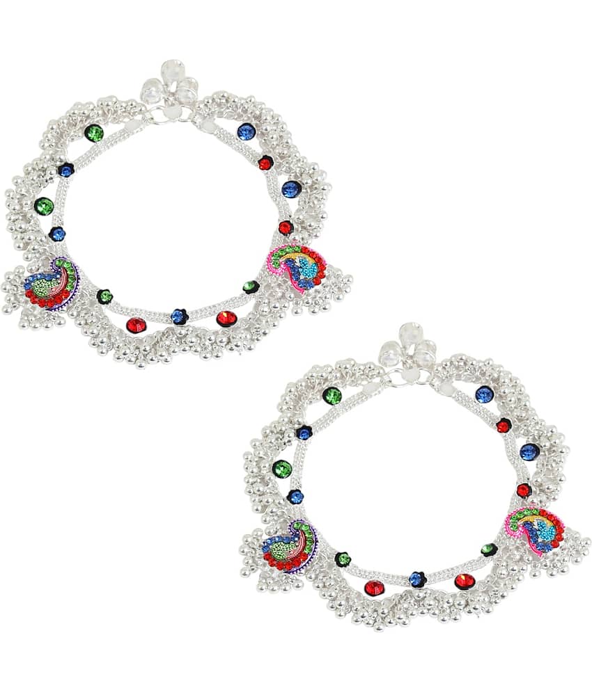 AKLINA Multicolor Anklets ( Pack of 2 ) - Anklets | Buy online on ZillyBuy